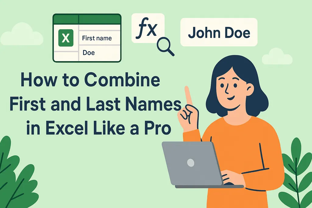 Como Combinar Nomes e Sobrenomes no Excel Como um Profissional