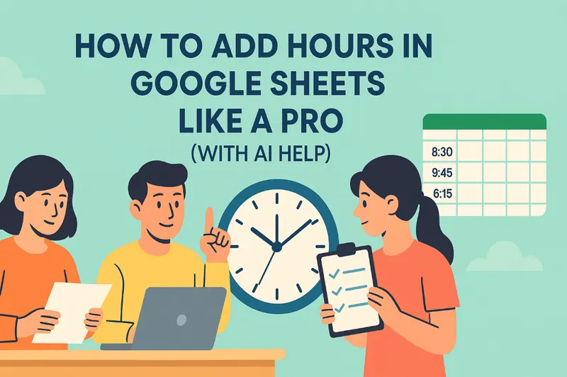 Comment ajouter des heures dans Google Sheets comme un pro (avec l'aide de l'IA)