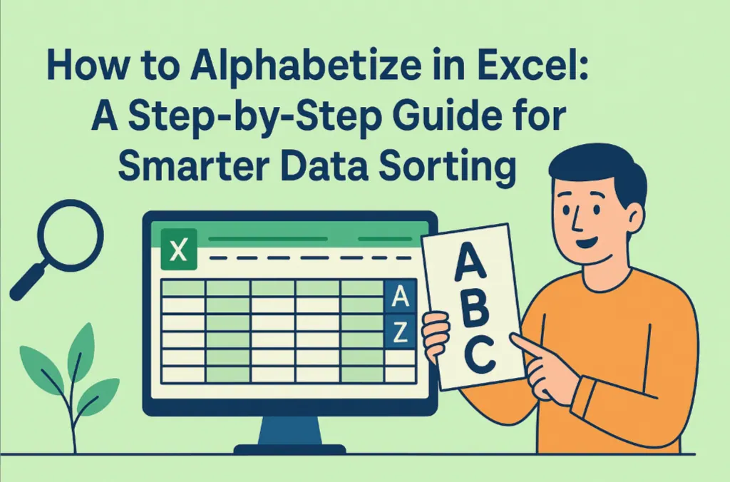 Excel에서 알파벳순 정렬 방법: 데이터 정렬을 위한 단계별 가이드