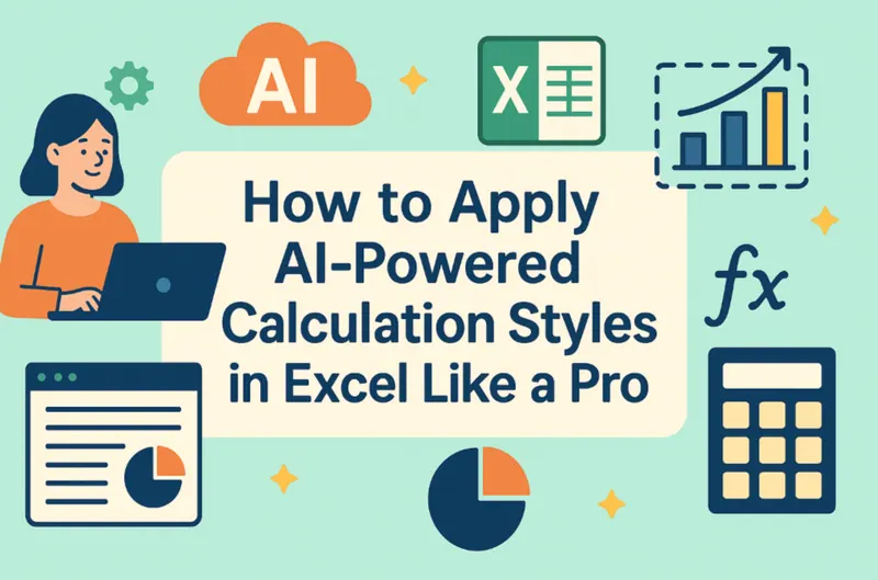 Cómo aplicar estilos de cálculo con IA en Excel como un profesional