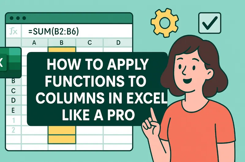 Excelでプロのように列に関数を適用する方法