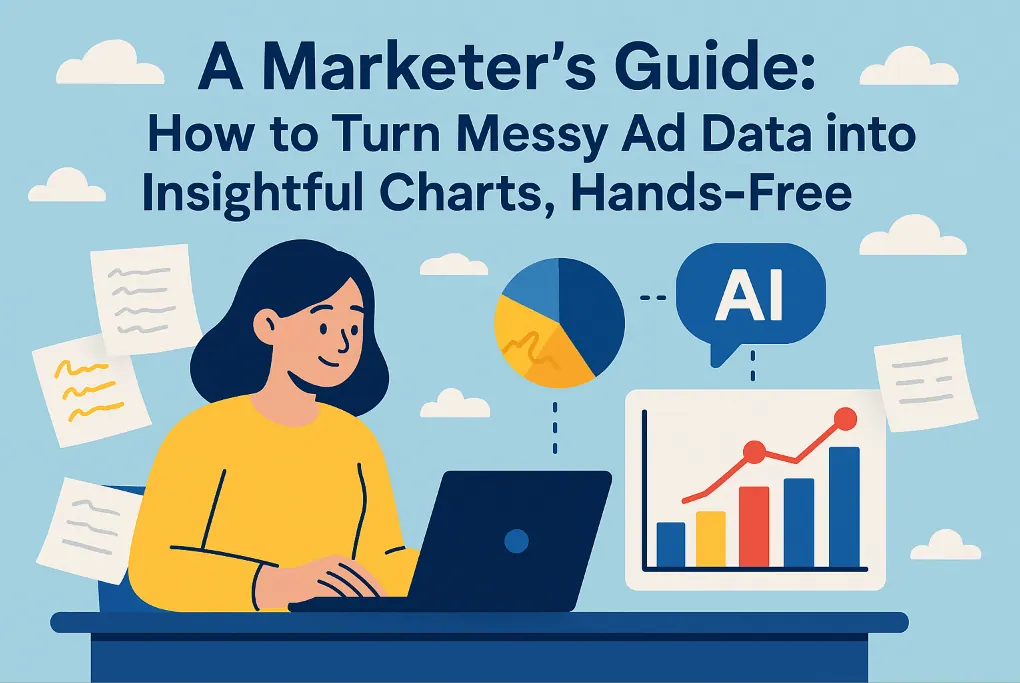 마케터 가이드: 지저분한 광고 데이터를 자동으로 인사이트 차트로 전환하는 방법