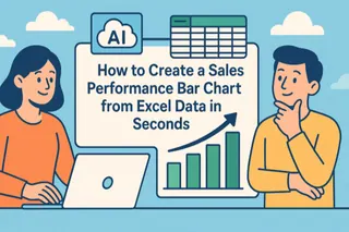 How to Create a Sales Performance Bar Chart from Excel Data in Seconds