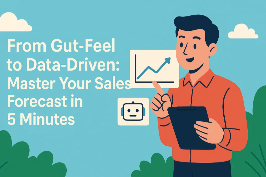 직감에서 데이터 중심으로: 5분 안에 완성하는 매출 예측 마스터하기