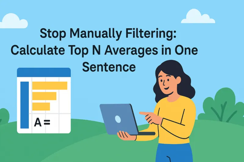 Stop Manually Filtering: Calculate Top N Averages in One Sentence