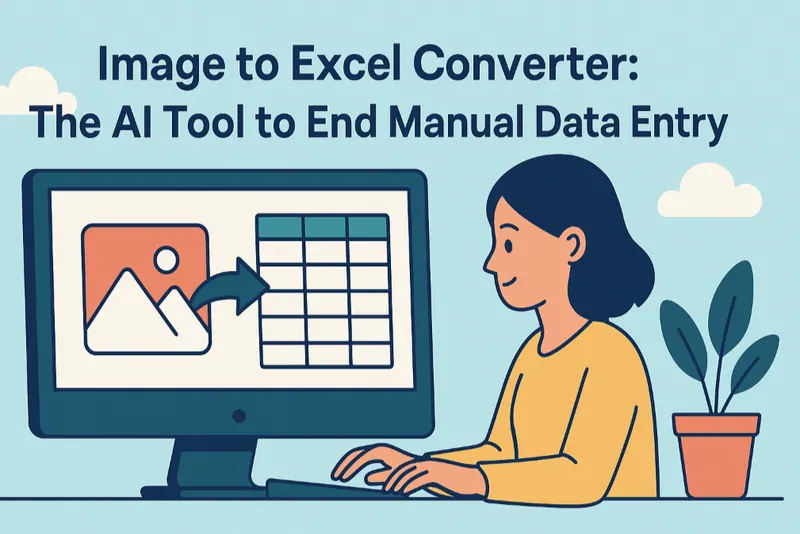Convertidor de Imagen a Excel: La Herramienta de IA para Eliminar la Entrada Manual de Datos