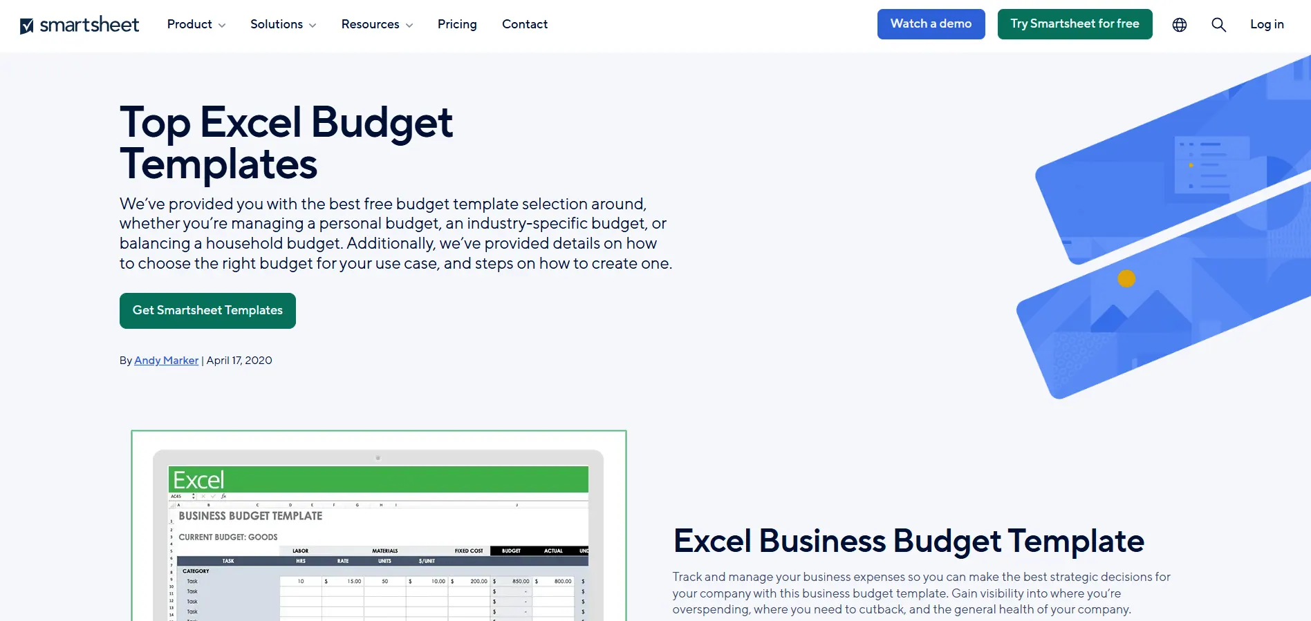 smartsheet-budget-templates