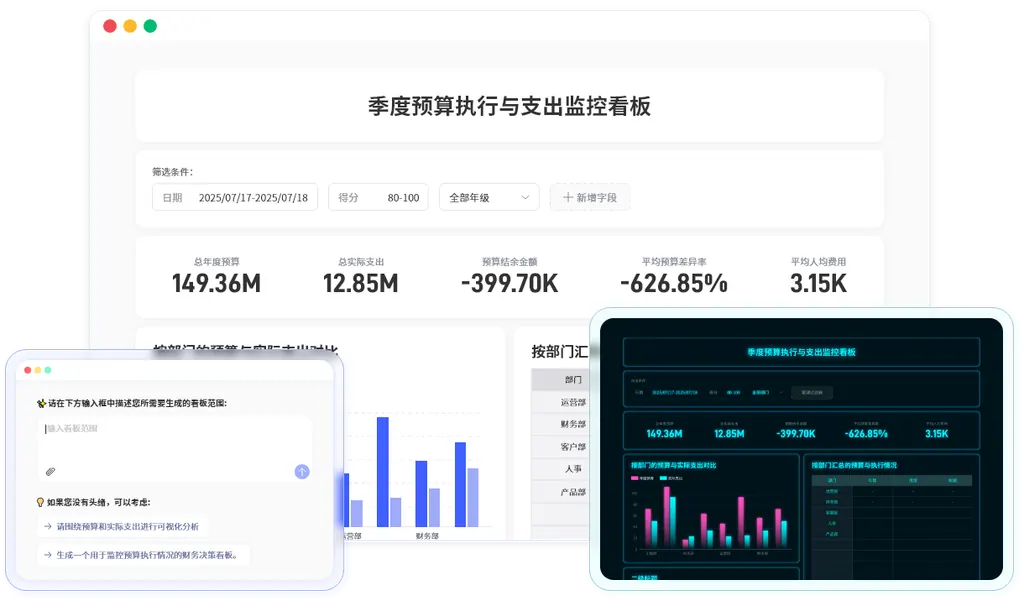 一鍵將表格資料轉換為智慧看板