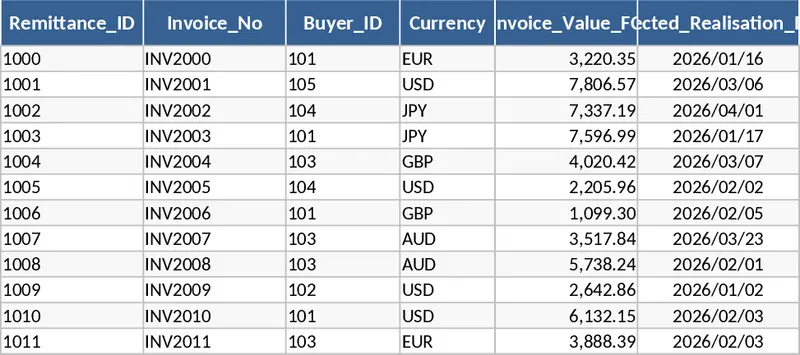 匯款資料庫管理 模板