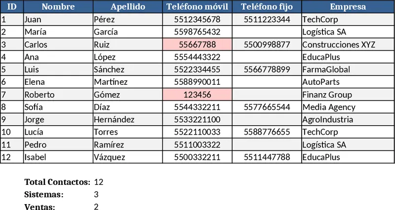 Phone Directory with Search Function Template