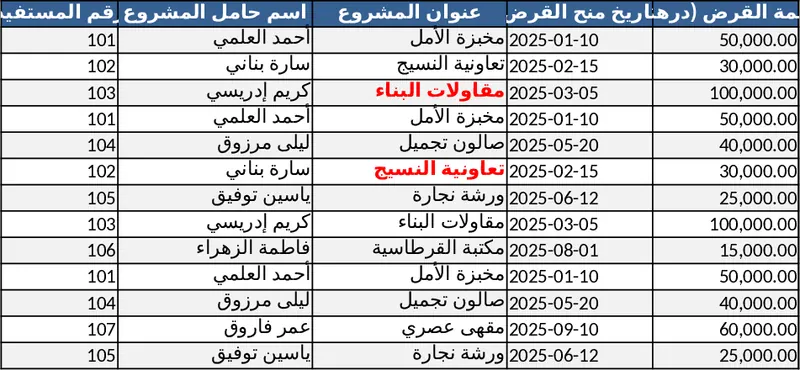 Shar Loan Monthly Performance Tracker Template