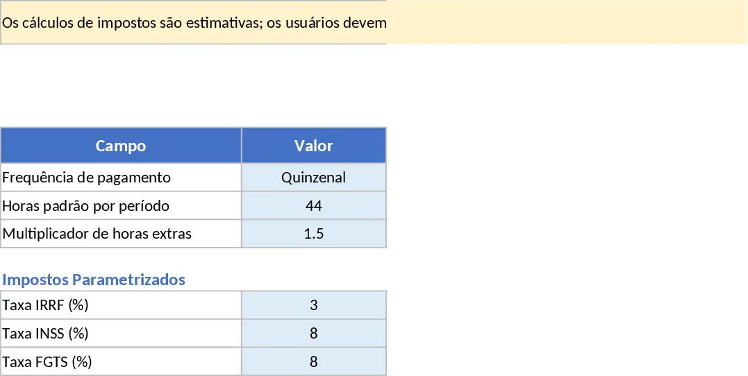 Employee Payroll Management and Pay Statement Calculator Template