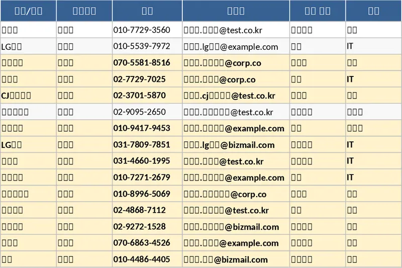 경량 영업 CRM 및 리드 팔로업 템플릿